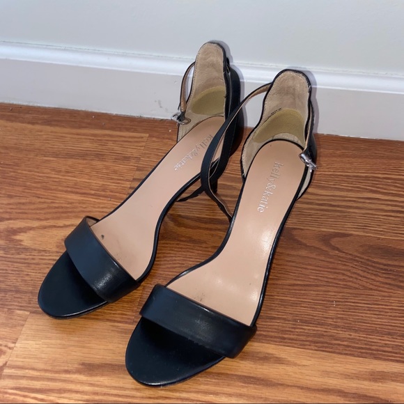 Black Strappy Heels Kelly & Katie - Picture 2 of 5